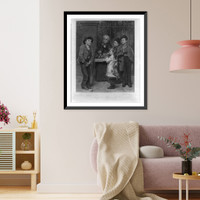 Left his money on the piano Classic, Antique Print