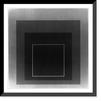 White line square VIII, Vintage Wall Art