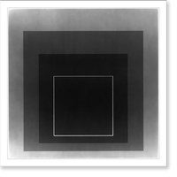 White line square VIII, Vintage Wall Art