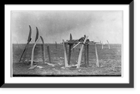 Alaska, Point Hope. Indian graves. Platforms above the ground, with bodies in various states of decay Classic, Historic Reproduction