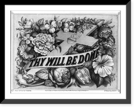 Historic Framed Print, Thy will be done,  17-7/8" x 21-7/8"