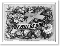 Historic Framed Print, Thy will be done,  17-7/8" x 21-7/8"