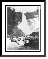 Historic Framed Print, [Nevada Fall, Yosemite Valley],  17-7/8" x 21-7/8"