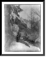 Passing the cliff. Apsaroke Classic, Historic Reproduction