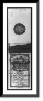 Antique Photo Print - Buffalo - Front and back cover of passport issued