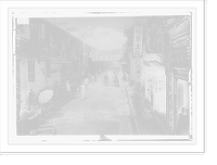 Historic Framed Print, Native Quarter, Shanghai,  17-7/8" x 21-7/8"