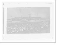 Historic Framed Print, Kiang Yung at Shanghai with refugee group,  17-7/8" x 21-7/8"