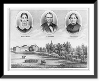Residence farm of Carrh D. Baron, Groveland, Oakland County, Michigan, Antique Wall Art