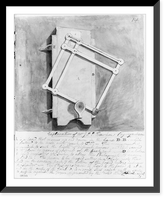 Explanation & illustration of J.I. Hawkins' Physiognotrace"", Vintage Print
