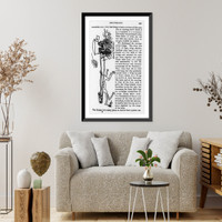 Illus. by Mark Twain; leaving Heilbronn" (horse-drawn carriage)" Classic, Vintage Poster