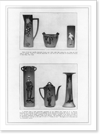 Illus. of pottery from American Pottery Gazette and Pottery Glassware, 190-, Historic Print