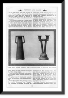 Illus. of pottery from American Pottery Gazette and Pottery Glassware, 190- - 5, Vintage Poster