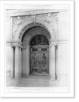 Historic Framed Print, [The Library of Congress, Washington, D.C.] - 2,  17-7/8" x 21-7/8"