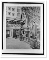 The Library of Congress, Washington, D.C. - 11, Vintage Wall Art