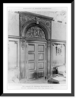 The Library of Congress, Washington, D.C. - 13, Antique Print