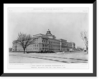 Historic Framed Print, [The Library of Congress, Washington, D.C.] - 17,  17-7/8" x 21-7/8"