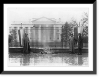 Antique Architecture - Washington, DC - Two suffragettes and bonfire