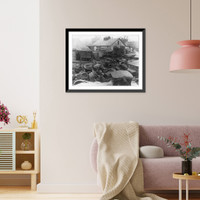 Historic Framed Print, [D.C. - Wash. - automobile junkyard],  17-7/8" x 21-7/8"
