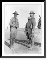 24th Infantry Reg. (Negro) in Mexico, 1916: Major Young and Capt. John R. Barber Classic, Antique Wall Art