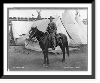 Martha Jane Burke (Calamity Jane"), full-length portrait, on horseback", Vintage Wall Art