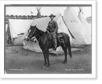 Martha Jane Burke (Calamity Jane"), full-length portrait, on horseback", Vintage Wall Art