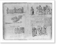 Drawings of annual guild days of Norwich, England, 1705 - 17, Antique Print