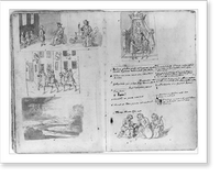 Drawings of annual guild days of Norwich, England, 1705 - 18 Classic, Antique Print