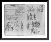 Drawings of annual guild days of Norwich, England, 1705 - 20, Vintage Poster