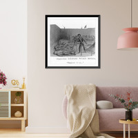 Historic Framed Print, Florence [S.C.] Military Prison Series: Pusher dead"",  17-7/8" x 21-7/8"