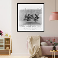 Historic Framed Print, Florence [S.C.] Military Prison Series: Eating our mush"",  17-7/8" x 21-7/8"