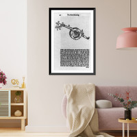 Historic Framed Print, [The Art of shooting in great ordanunce... written by William Bourne. Imprinted at London for Thomas Woodcocke, 1587] - 4,  17-7/8" x 21-7/8"