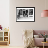 Max Schwartz (8 yrs. old) and Jacob Schwartz, 163 Howard St., Newark, N.J. Sell until 10 P.M. sometimes. Location: Newark, New Jersey, Antique Wall Art