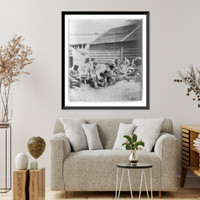 Historic Framed Print, Tartar labourers,  17-7/8" x 21-7/8"