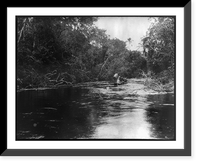 Theodore Roosevelt, 1858-1919; lantern slide of Roosevelt's Brazil expedition, 1913, taken by his son Kermit - 3 Classic, Antique Print