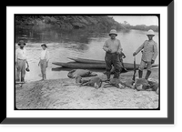 Theodore Roosevelt, 1858-1919; lantern slide of Roosevelt's Brazil expedition, 1913, taken by his son Kermit - 17, Antique Poster