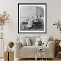 Historic Framed Print, In disgrace at school,  17-7/8" x 21-7/8"