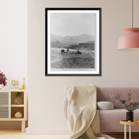 Historic Framed Print, Foot of Grand Ca&ntilde;on, from below.,  17-7/8" x 21-7/8"