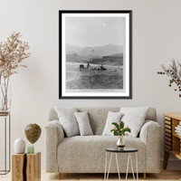 Historic Framed Print, Foot of Grand Ca&ntilde;on, from below.,  17-7/8" x 21-7/8"