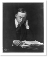 Alfred Noyes, 1880- , half-length portrait, seated, with open book, facing right Classic, Antique Wall Art