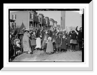 Historic Framed Print, Scramble for pennies - Thanksgiving,  17-7/8" x 21-7/8"