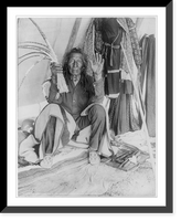 Nosey, Medicine Man of the Assinaboines, Fort Belknap Reservation, Montana, Historic Reproduction