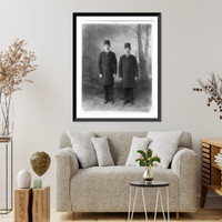 Historic Framed Print, [Students, Mekteb-i M&uuml;lkiye-yi Sahane (Imperial School of Political Science)].Abdullah Fr&egrave;res, photographes de S.M.I. le Sultan.,  17-7/8" x 21-7/8"