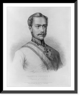 Franz Joseph I, Emperor of Austria, 1830-1916, head-and-shoulders portrait, facing right, Antique Wall Art