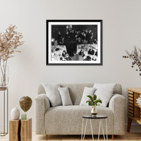 San Francisco. Golden Gate International Expo., 1939-1940: Sen. Hiram Johnson talking to Pres. Roosevelt at Treasure Island luncheon; Geo. Creel by FDR, Vintage Wall Art