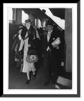 San Francisco. Golden Gate International Expo., 1939-1940: Geo. Creel meeting Eleanor Roosevelt at RR, Antique Wall Art