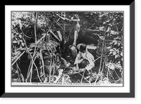 N.C. - 2 moonshiners working at still in mountains, Historic Reproduction