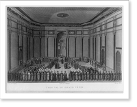 Historic Framed Print, [Tribunal du Grand Vezer],  17-7/8" x 21-7/8"