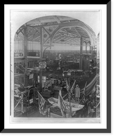 Pennsylvania. Philadelphia. Centennial Exposition 1876. interior of machinery building from north gallery, Historic Reproduction