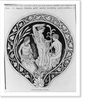 Historic Framed Print, Etruscan rural deities,  17-7/8" x 21-7/8"