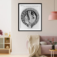 Historic Framed Print, Etruscan rural deities,  17-7/8" x 21-7/8"